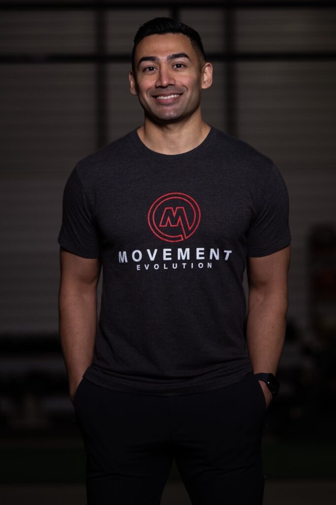 Dr. Adeeb Khalfe, sports physical therapist and Houston Texans team PT at Movement Evolution Cypress clinic